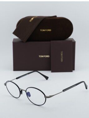 Tom Ford FT5973-B 020 Eyeglasses Grey 49mm Oval Frame